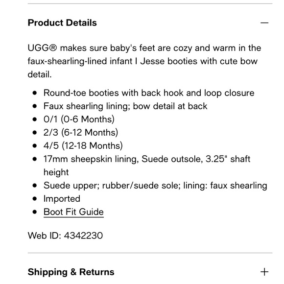 Ugg Baby Jesse Bow II Suede Boots 2/3 - Picture 12 of 12